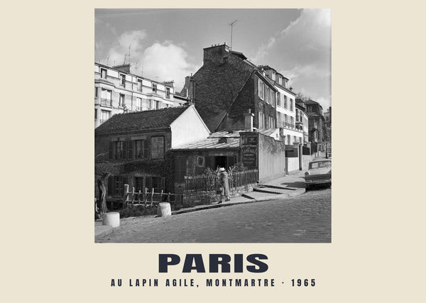 Au Lapin Agile, Montmartre, Paris — 1965 · Stampa fotografica storica
