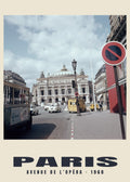 Avenue de l’Opéra, Paris, 1960 — Historischer Fotodruck