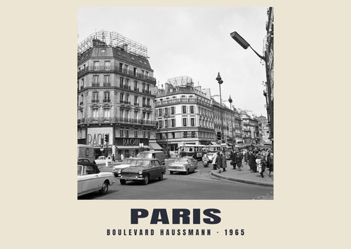 Boulevard Haussmann, Paris, 1965