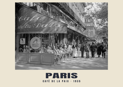 Café de la Paix, Paryż, 1935