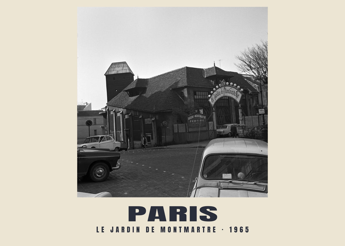 Le Jardin de Montmartre, Paris, 1965