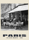 Les Deux Magots, Paris, 1965 — Historische fotoprint