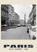 Place Vendôme, Paris, 1965 — Lámina de fotografía histórica