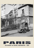 Restaurant du Coucou, Montmartre, Paris, 1965 — Historische fotoprint