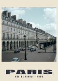 Rue de Rivoli, Paris, 1960 — Wydruk historycznej fotografii
