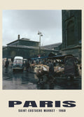 Saint-Eustache-markt, Parijs, 1960