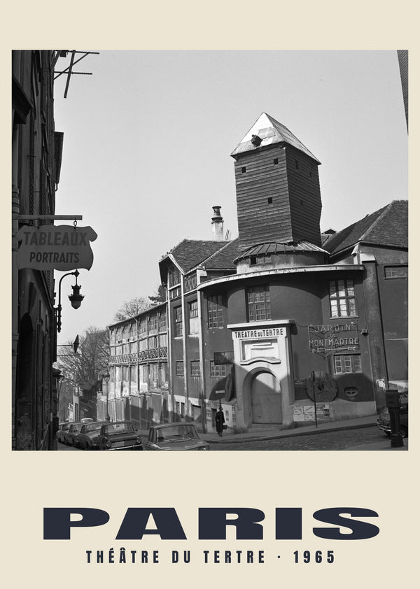 Théâtre du Tertre, Paris — 1965 · Historischer Fotodruck