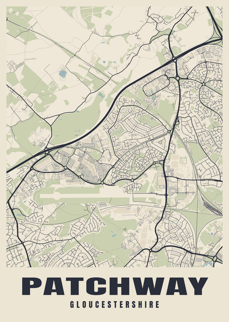 Patchway Street Map Poster