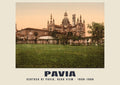 Certosa di Pavia, Rear View, 1890–1900 heritage photograph