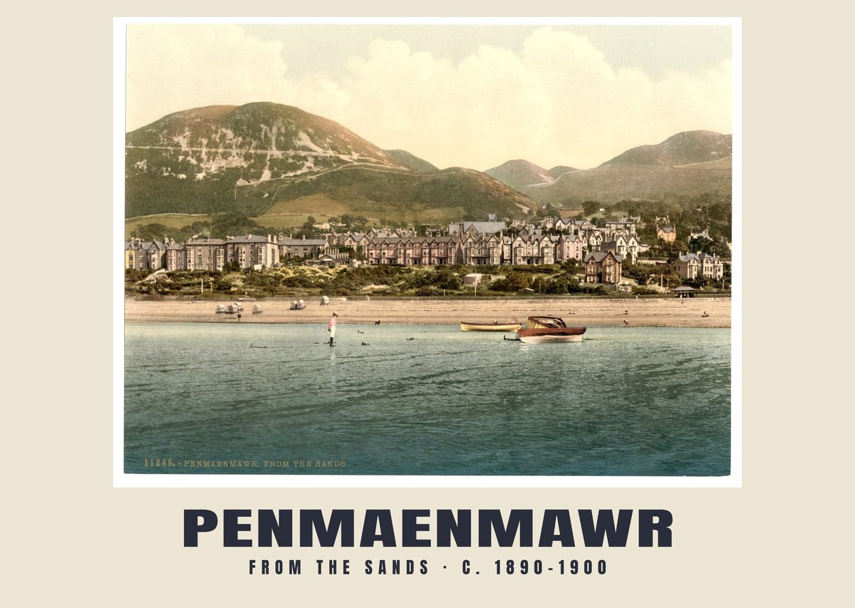 From the Sands, Penmaenmawr, c. 1890–1900 heritage photograph
