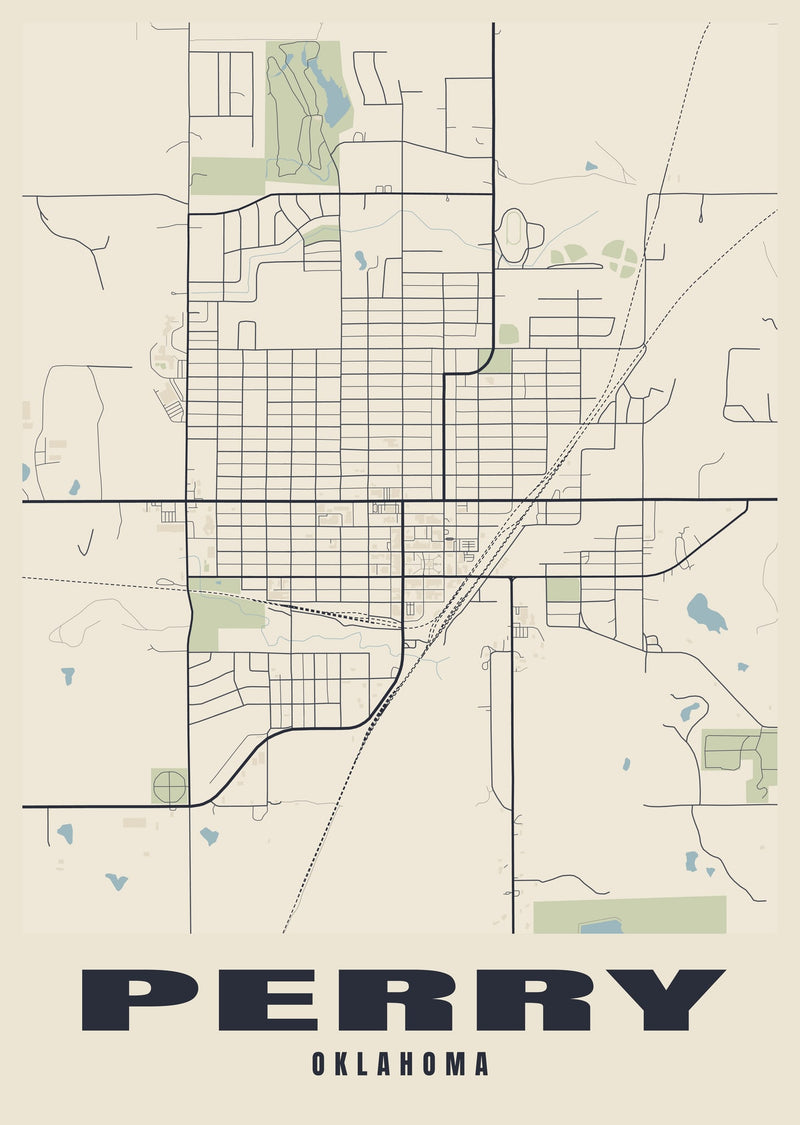 Perry Street Map Poster
