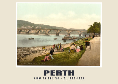 Vue sur le Tay, Perth, v. 1890–1900 Tirage patrimonial