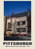Moose Building on East North Avenue, Pittsburgh — Historic photograph print, 1989