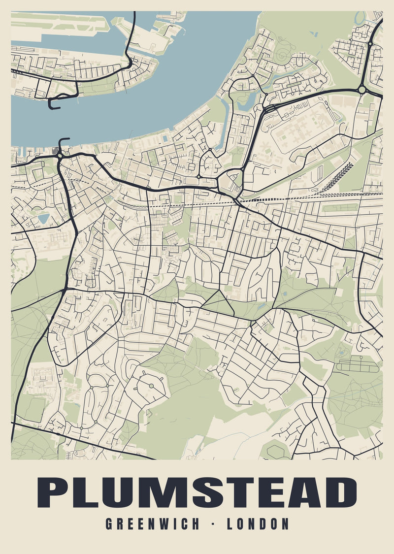Plumstead Heritage Street Map Poster