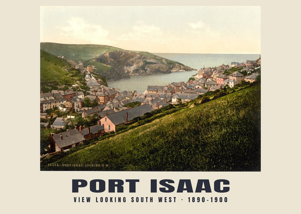 Blick nach Südwesten, Port Isaac — 1890–1900