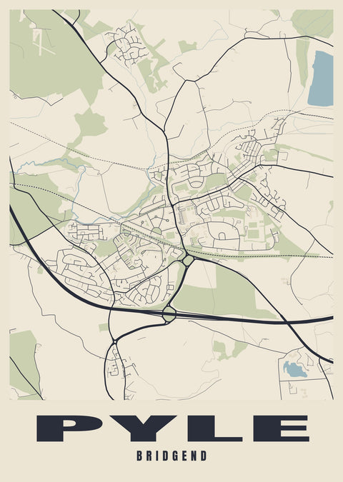 Pyle Street Map Poster