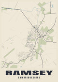 Street map poster of Ramsey, Cambridgeshire