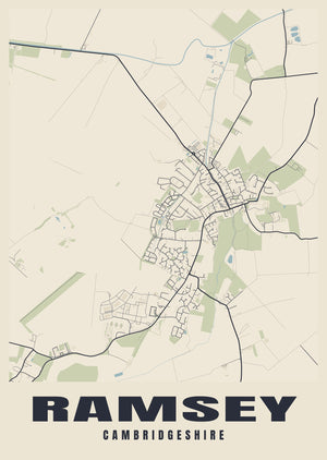 Ramsey Street Map Poster