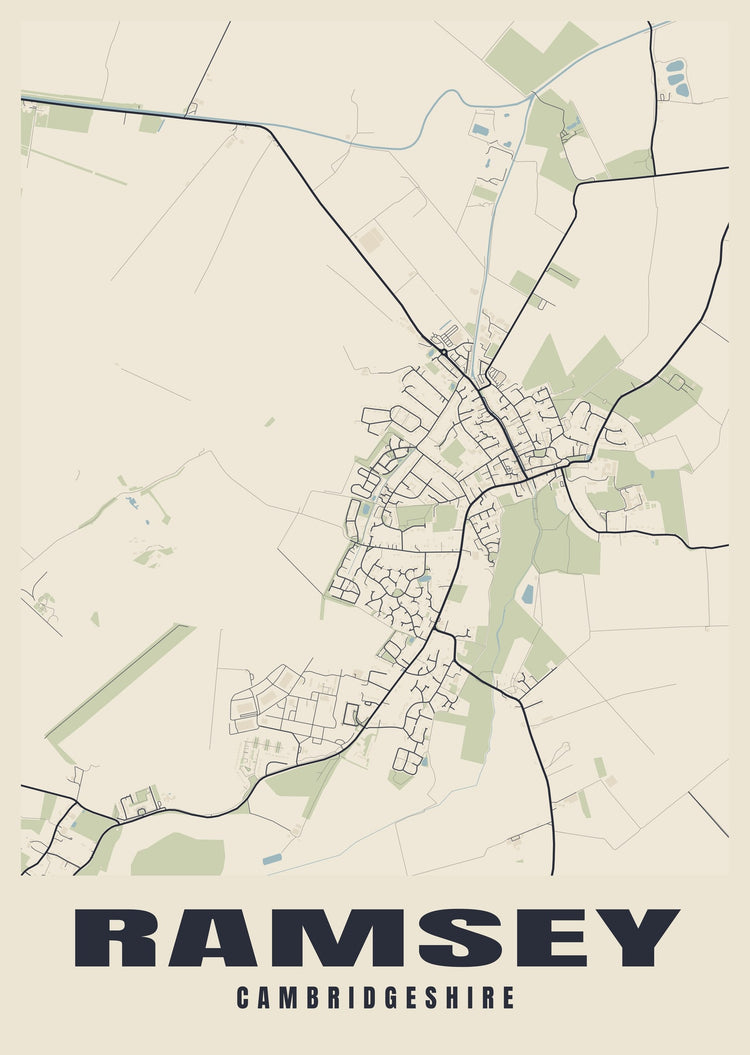 Ramsey Street Map Poster