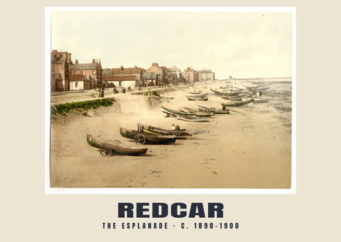 L'esplanade, Redcar, v. 1890–1900 Tirage patrimonial