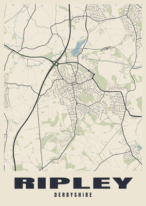 Ripley Street Map Poster