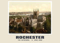 The cathedral, Rochester, c. 1890–1900 heritage photograph