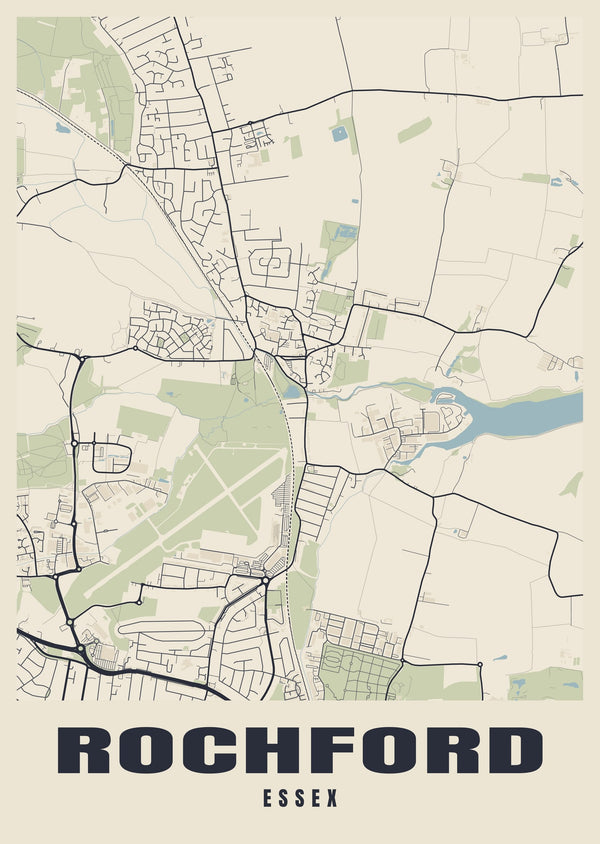 Rochford Street Map Poster