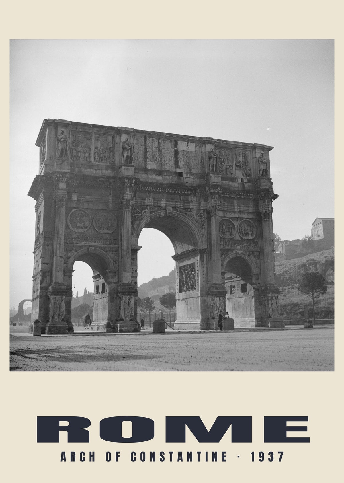 Arco de Constantino, Roma, 1937