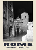 Trastevere de noche, Roma, 1937
