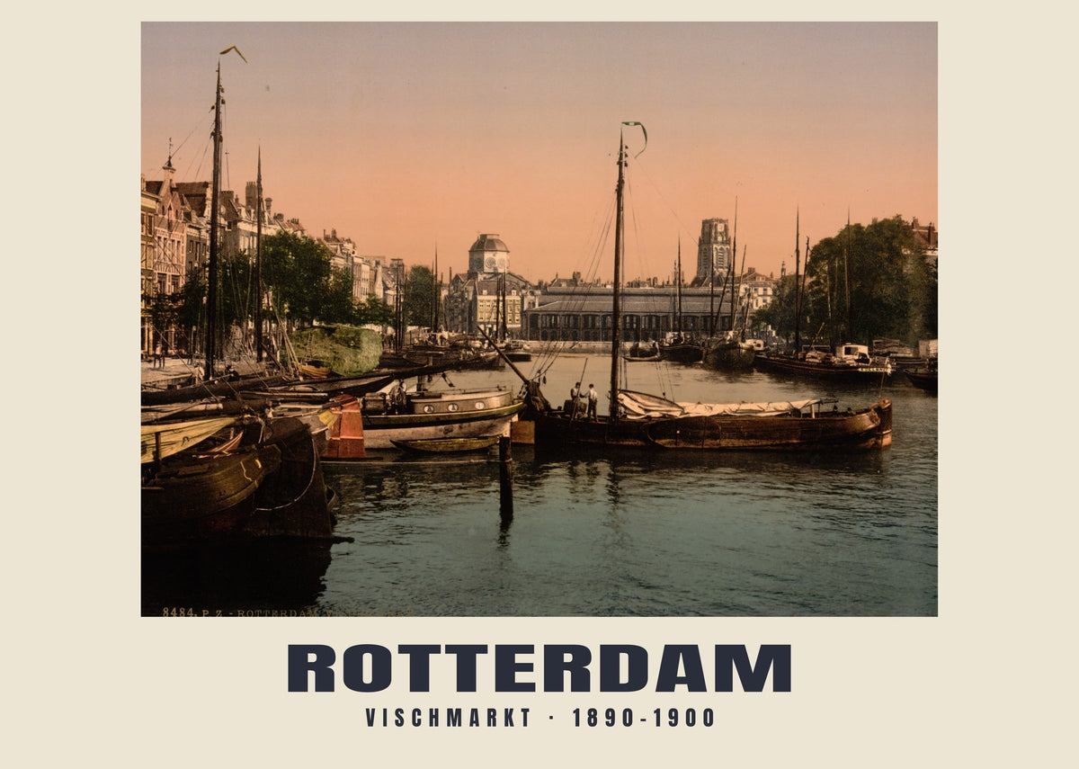 Vischmarkt, Rotterdam, 1890–1900