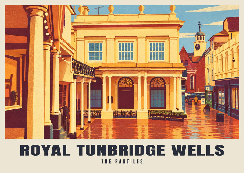The Pantiles, Royal Tunbridge Wells Poster