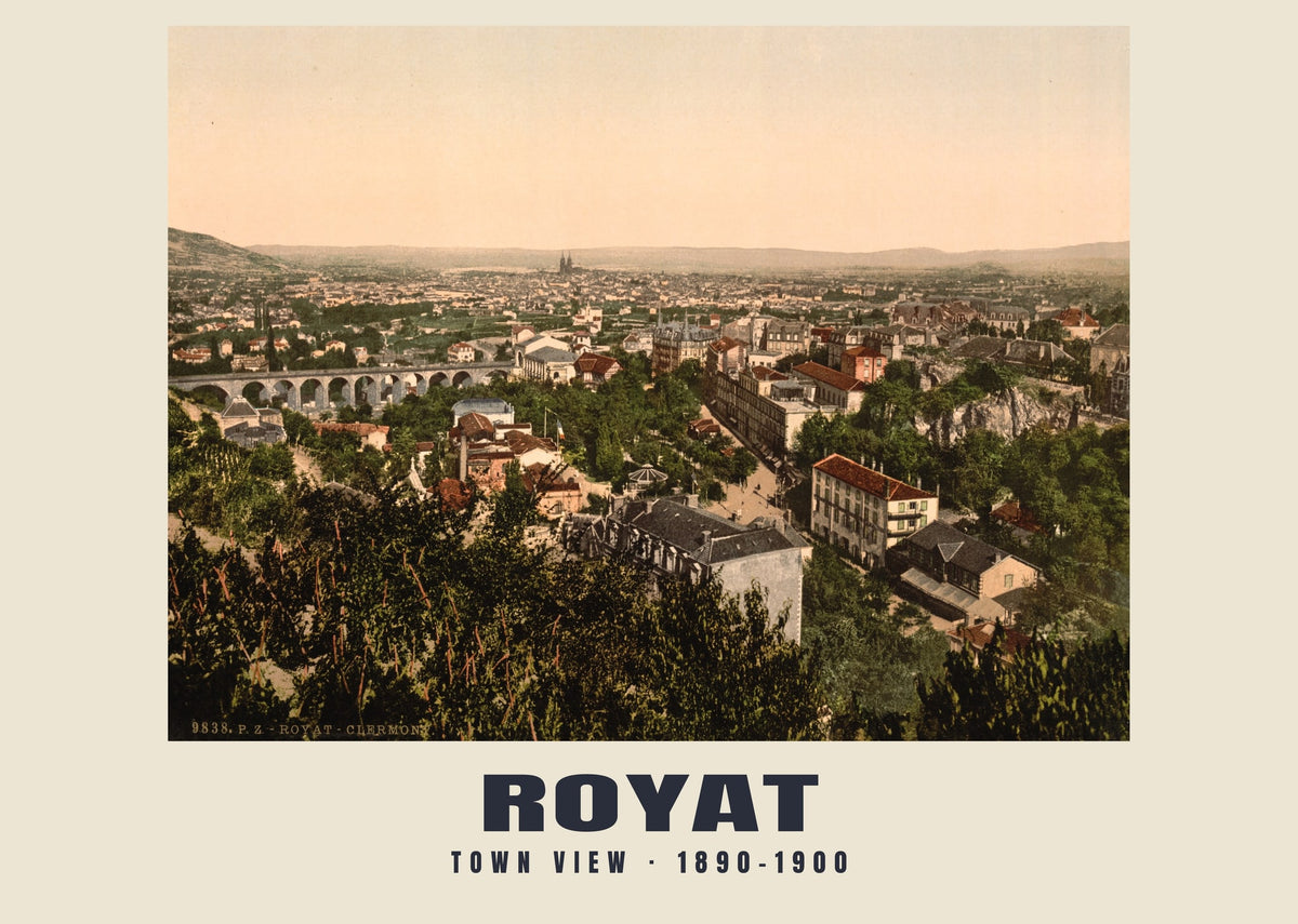 Vue de la ville, Royat, 1890–1900