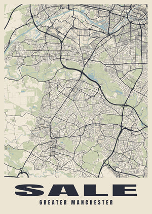 Sale Street Map Poster