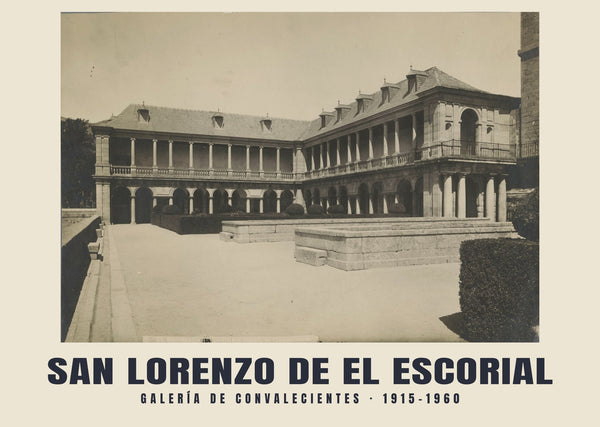 Galería de Convalecientes, San Lorenzo de El Escorial — 1915–1960 · Stampa fotografica storica