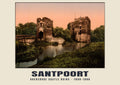 Ruiny zamku Brederode, Santpoort, 1890–1900