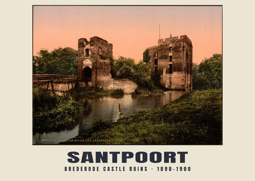 Ruinas del castillo de Brederode, Santpoort, 1890–1900