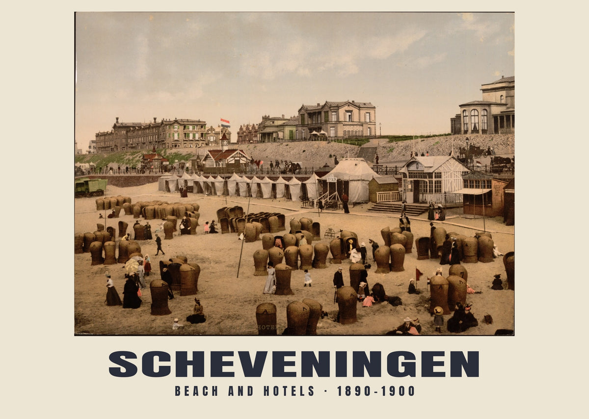 Plage et hôtels, Scheveningen, 1890–1900