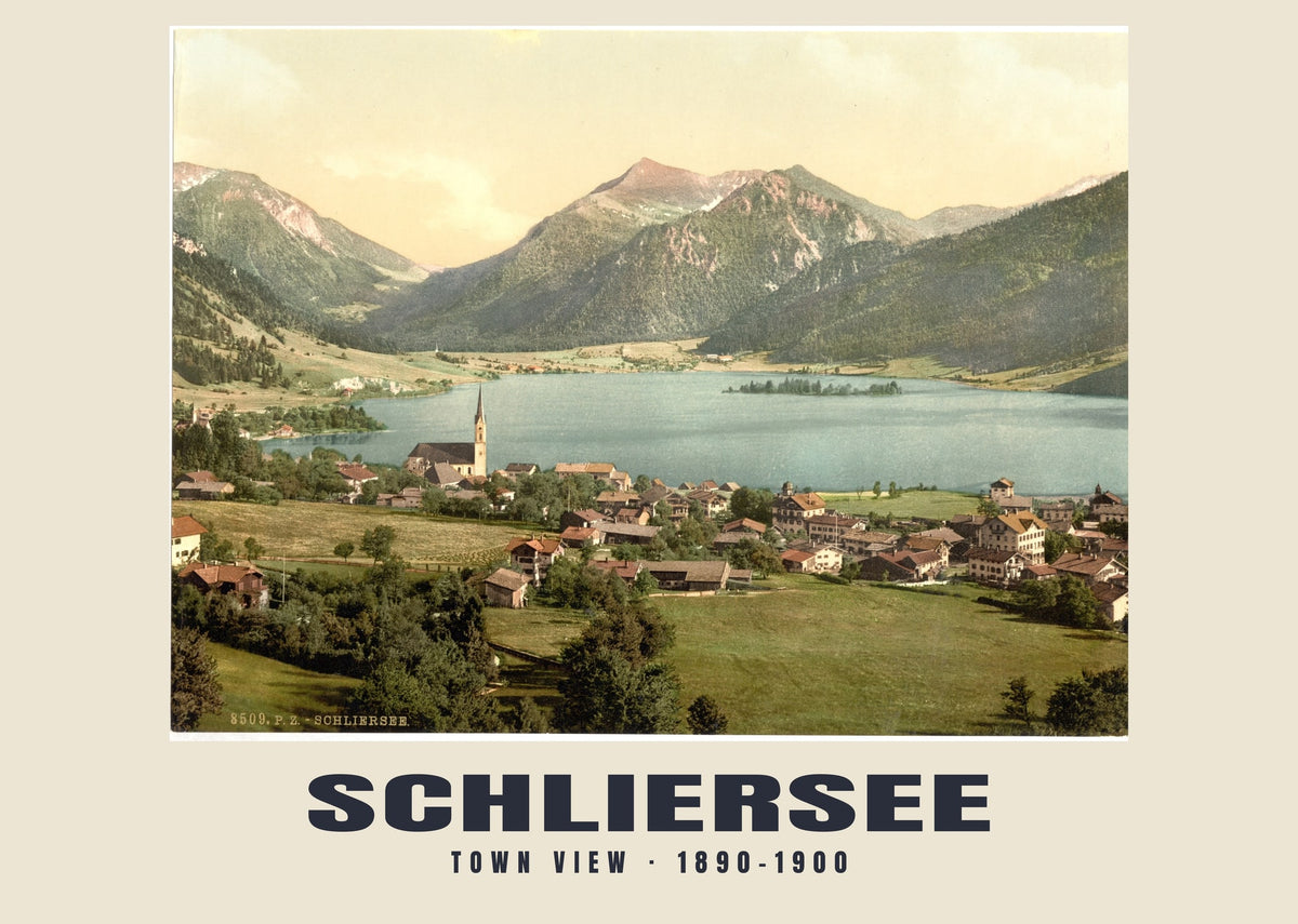 Stadsgezicht, Schliersee, 1890–1900