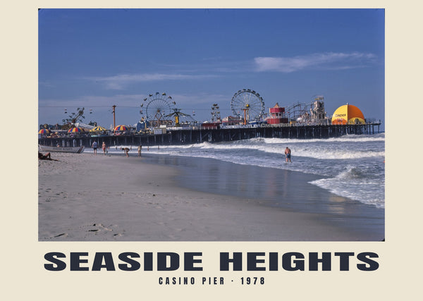 Casino Pier, Seaside Heights, New Jersey — 1978 · Stampa fotografica storica