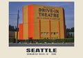 Duwamish Drive-In, Seattle, 1980 — Stampa fotografica storica