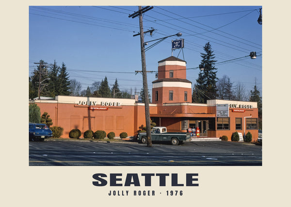 Jolly Roger, Seattle — 1976 · Historic photograph print