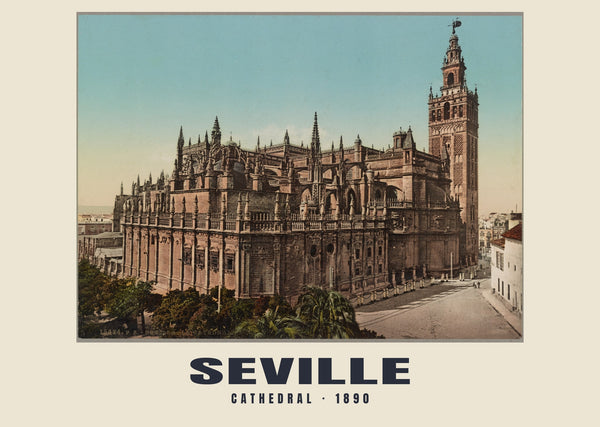 Kathedrale, Sevilla — 1890 · Historischer Photochromdruck