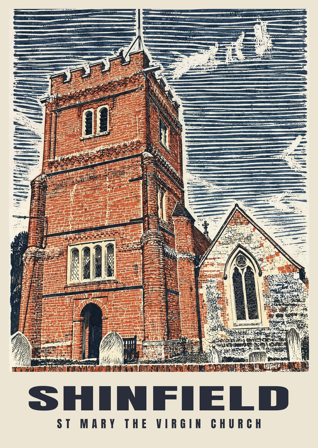 Shinfield poster, St Mary the Virgin Church
