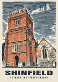 Shinfield poster, St Mary the Virgin Church