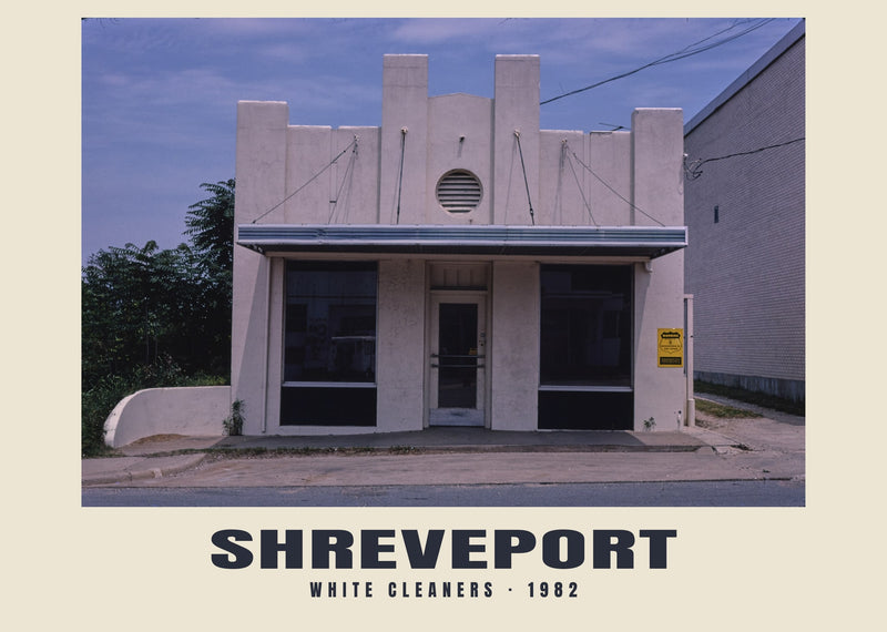 White Cleaners, Shreveport, Louisiana — 1982 · Lámina de fotografía histórica