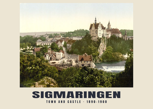 Schloss Sigmaringen, Sigmaringen — 1890–1900 · Historischer Photochromdruck
