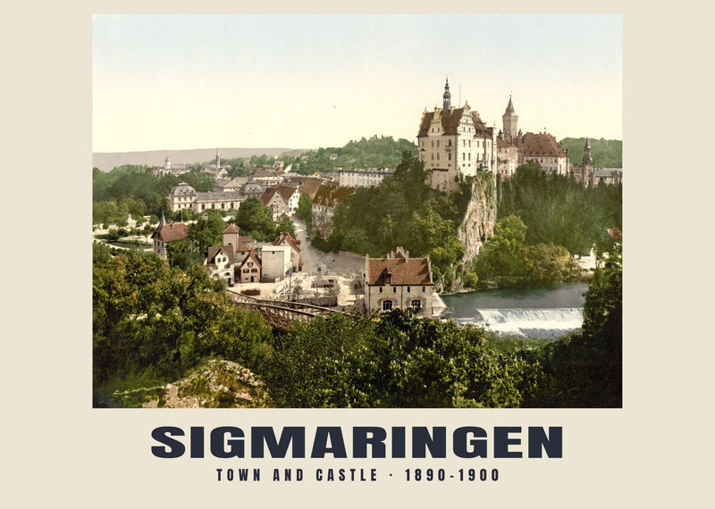 Schloss Sigmaringen, Sigmaringen — 1890–1900 · Historischer Photochromdruck