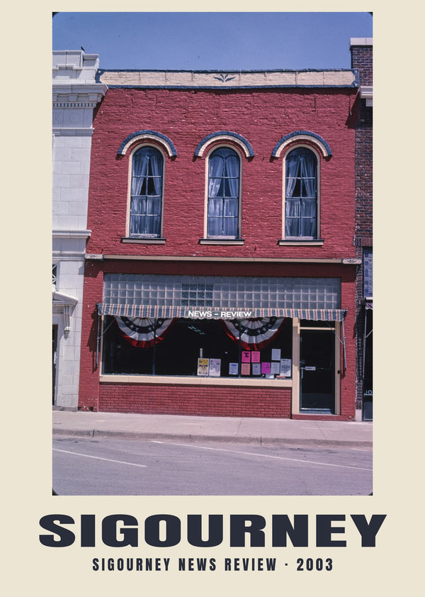 Sigourney News Review, Sigourney, Iowa — 2003 · Historische fotoprint
