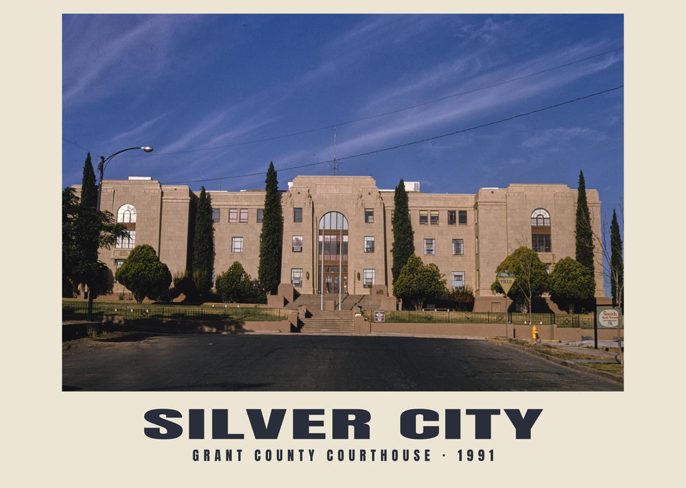 Grant County Courthouse, Silver City, New Mexico — 1991 · Historic photograph print