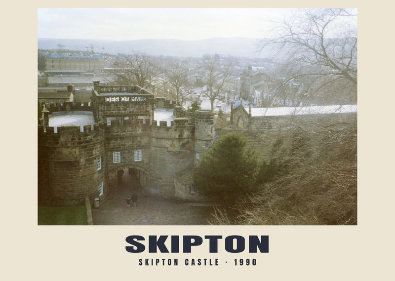 Zamek Skipton, odbitka kolekcjonerska z 1990 roku
